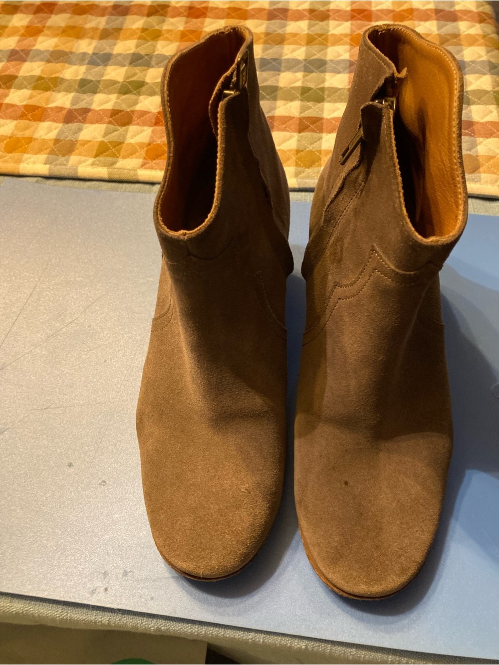 Isabel Marant Brown Suede Ankle Booties